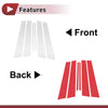 Nissan Bluebird (2000-2006) Silver Tone Door Pillar Window Trim