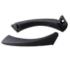 BMW E90 Right Side Black Inner & Outer Door Panel Handle Pull Trim Covers (2007-2013)