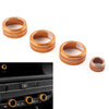 Honda Civic 11th Gen 4 x AC Climate Control Knob Rings (2022 - Present)