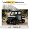 Polaris Ranger SP 570 2 x Front Matte Black Rim Caps (2022–2024)