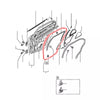 Mitsubishi Colt Lancer Mirage 1995-2003 RR Door Weatherstrip Set