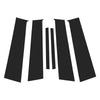 Honda City 6 Pcs Black Door Pillar Window Trim (2015-2019)