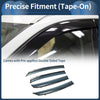 Honda Fit Side Window Vent Visors Black 2021-2023 Window Deflectors