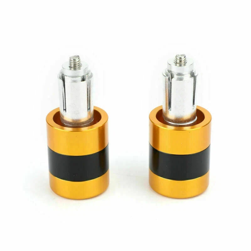 AH 22mm Aluminum Gold Motorcycle Handlebar Weights