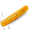 Car Truck Trailer 10 x Amber 9 LED Sealed Side Marker Clearance Lights
