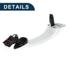 BMW F07 F10 White Silver Tone Rear Left Exterior Door Handle