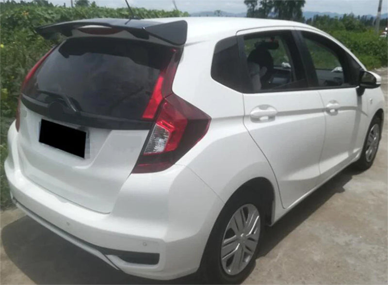 Honda Fit Jazz Hatchback Factory Style Rear Black Spoiler Wing (2014-2019)