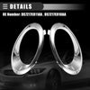 Ford (DS7Z17E811AA) Chrome Silver Tone Fog Light Bezel (2013-2014)