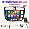 Honda Civic 9" Wireless Apple CarPlay Android Auto Head Unit (2000-2005)