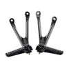 Honda CBR1000RR Black Rear Passenger Footrests Pegs (2008-2016)