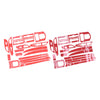 Infiniti G25 G37 Red 3D/5D Interior Molding Trim (2008-2013)
