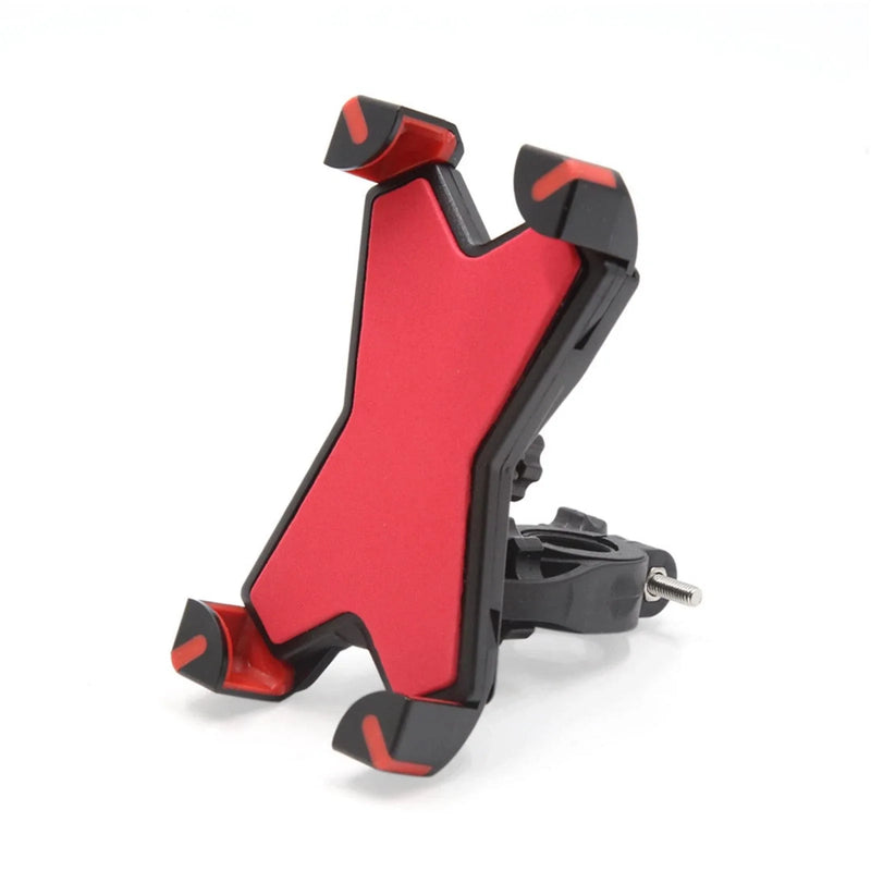 Motorcycle Handlebar Cell Phone Mount 1 Red Adjustable Motorcycle Scooter