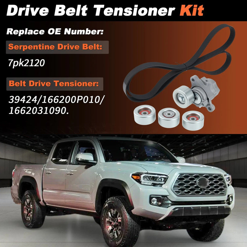 Toyota Tacoma 3.5L Drive Belt Tensioner Pulley Kit (2016–2023)
