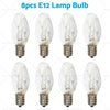 Home 8 x 7W/10W E12/E14 Clear Night Light Bulbs (240V)