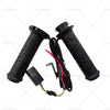 Motorcycle 12V Heated Rubber Handlebar Grips (Fits 22mm 7/8")