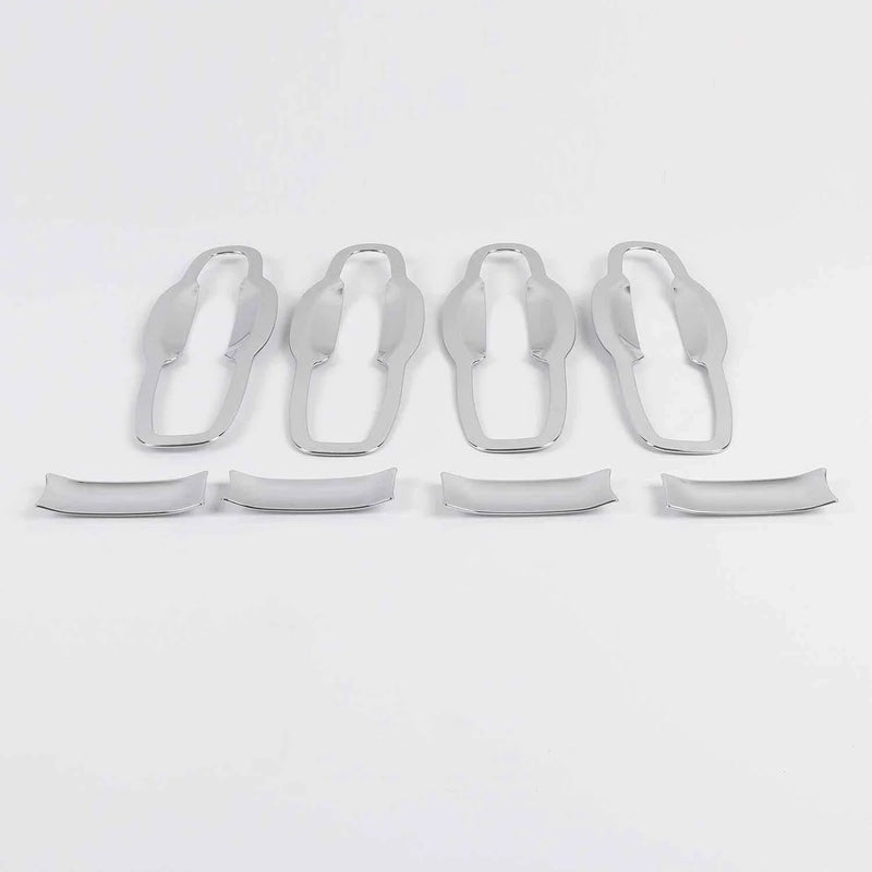 Dodge Journey (2009-2020) 8 x ABS Door Handle Bowl Lid Chrome Cover Trim