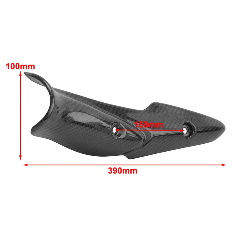 Kawasaki Z900 Carbon Fiber Exhaust Heat Shield Cover (2017-2019)