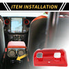 Jeep Wrangler JL JLU (2018-2024) Red Rear Window Switch Panel Trim Cover