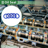Oil Seal 55x72x10mm TPU Rotary Shaft Seal Blue High Pressure 5 Pcs