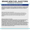 Ford Fiesta V 1.3L Fuel Injector Flow Matched (2009-2017)