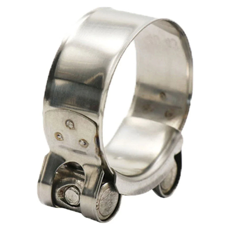 Motorcycle 44mm-47mm Exhaust Pipe Clamp Stainless Steel