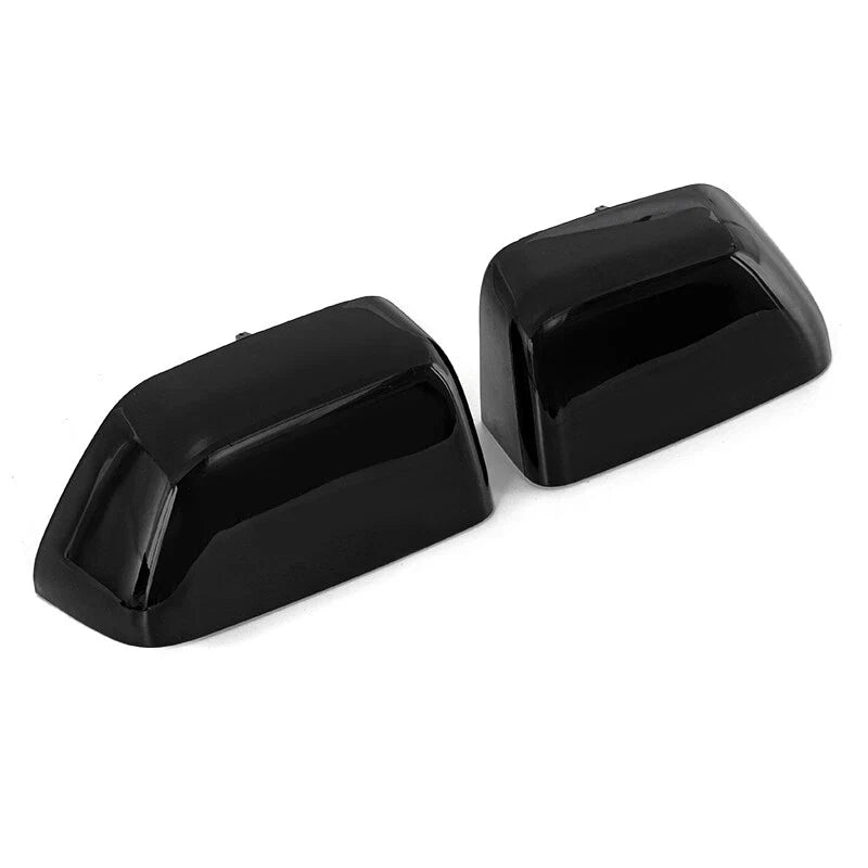 Ford F150 F250 F350 Super Duty Black Mirror Cover Tow Cap Assemblies (2017-2023)