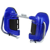 Harley Touring Lower Vented Blue Fairings & Engine Guard Bar (1997-2008)