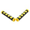 Universal Motorcycle Yellow Rubber Handle Brake Grip Sleeves