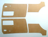 Volkswagen Karmann Ghia Side trim panels (1962–1967)