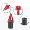 Motorcycle Fairing / Windshield Bolts M5 Screws Nuts Red - Pack of 15