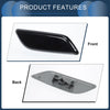 Honda Accord VIII 2011-2013 Black 1 x Front Right Washer Nozzle Cover