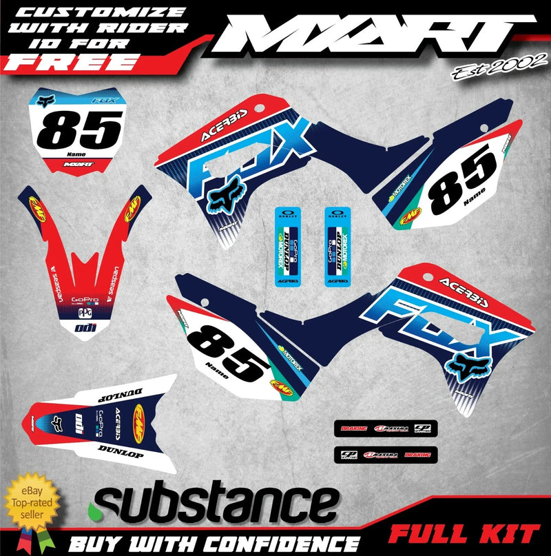 Honda CRF 125 (2019-2022) FOXY STYLE Custom Graphics Full Kit