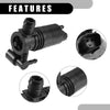 Ford Edge 2007-2014 Windshield Washer Pump (2 x Plastic Black)