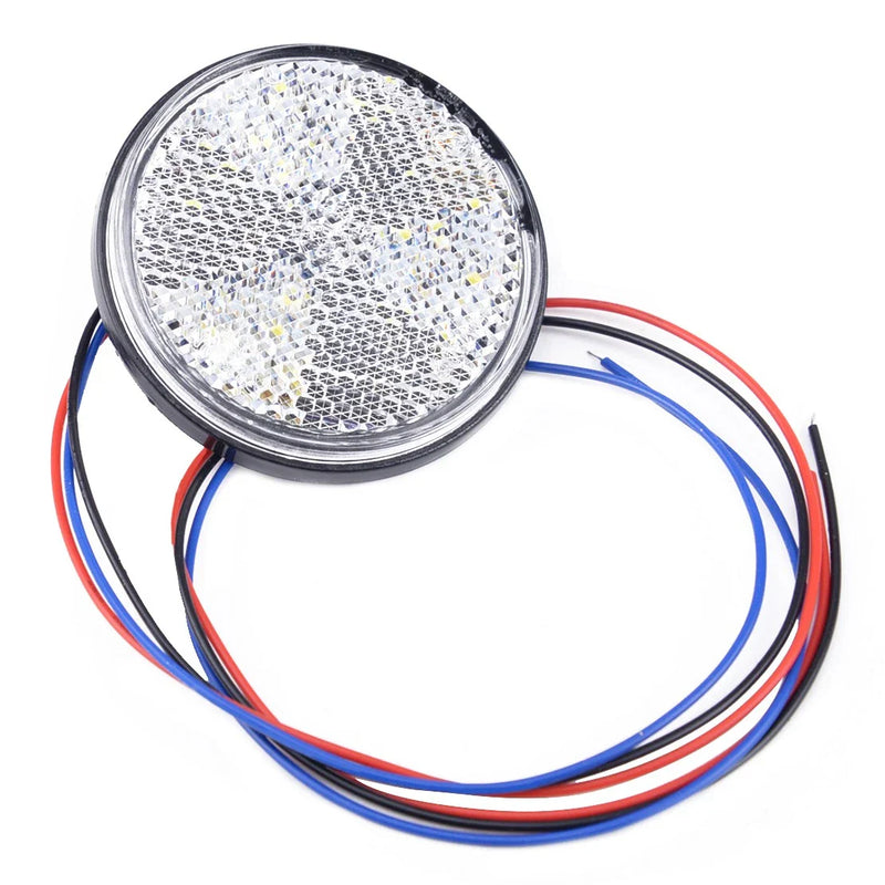 Truck Trailer UTV Van 24 LED Round Rear Stop Brake Tail Light