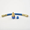 R134A 1 OZ 1/4 Hand Turn Filler Oil & Dye Injector Adapter