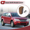 Dodge Journey (2011-2020) - Black Brown Faux Leather Car Gear Shift Knob Cover
