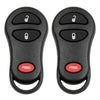 Dodge 2 x Key Fob Remote Case Shell Replacement (2001-2005)
