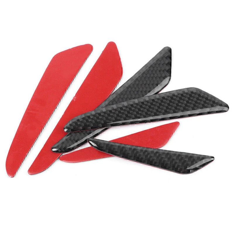 Benz 6 x Universal Carbon Fiber Door Edge Guards (Various Years)