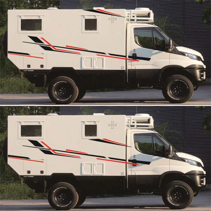 Universal Car Camper RV Trailer Vinyl Decal Stripes