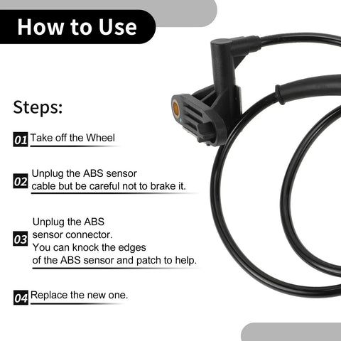 Ford Explorer ABS Wheel Speed Sensor Rear Right (2006-2010)