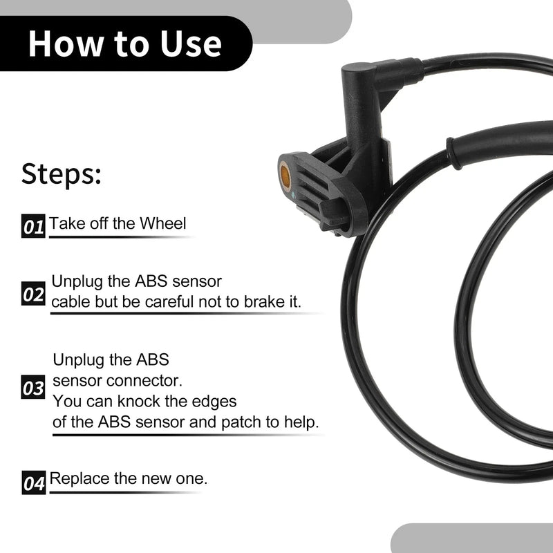 Ford Explorer ABS Wheel Speed Sensor Rear Right (2006-2010)