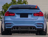 BMW 3 Series F30 F80 Sedan ABS Trunk Spoiler PSM Style Black (2012-2018)