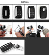 Land Rover LR4 Discovery Sport Leather White FOB Key Cover Bag Case Fit