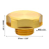 Nissan Gold Tone Aluminum Alloy Gas Engine Oil Filler Cap