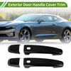 Chevrolet Camaro Glossy Black Door Handle Cover Trim (2016-2023)