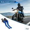 Kawasaki Ninja 300 / Z300 Adjustable Short Brake Clutch Levers Blue (2013–2017)