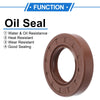 Make Model Oil seal / 2 x 35x62x12mm / seal ring FKM brown