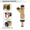 Toyota 4Runner 4.0 V6 Fuel Injector 1 x Light Brown (2010-2019)