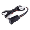 Toyota RAV4 Prius C-HR USB-C PD USB-A QC3.0 Charger Wiring Kit (2019-2023)