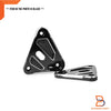 Honda Monkey Z125 Black Aluminium Headlight Mounting Plate (2018-2024)